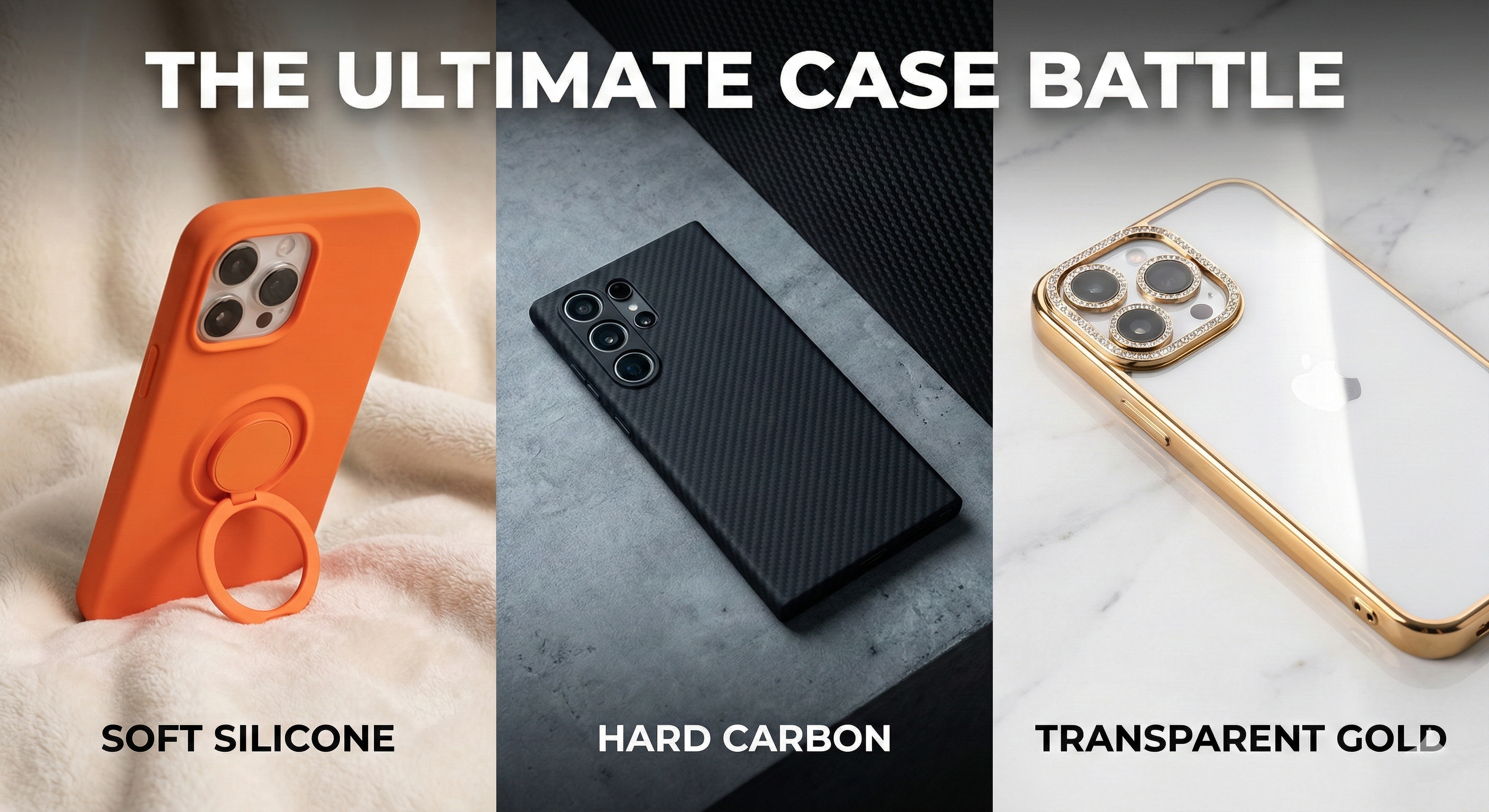 Silicone vs. Hard Shell vs. Carbon Fiber: The Ultimate Guide to Choosing Your Perfect Case