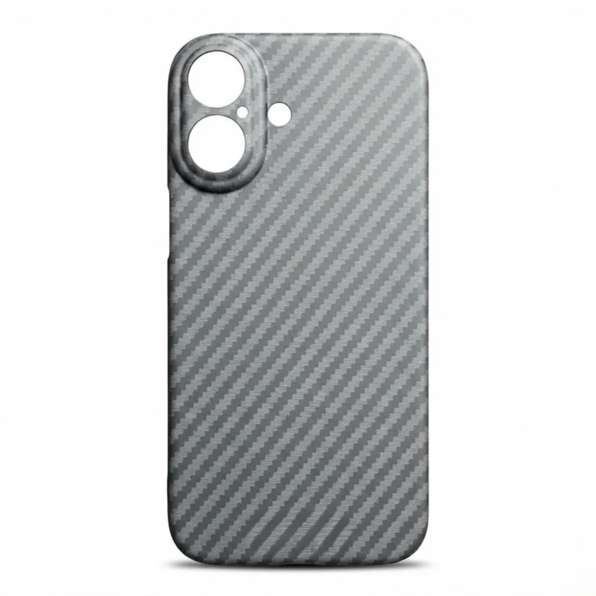 iPhone 17 Hard Case with Premium Carbon Fiber Texture & MagSafe - Matte Black