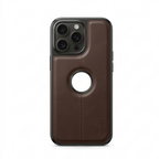 Premium Leather Magnetic Case – Luxury Brown Finish for iPhone 16 Pro Max