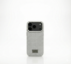 iPhone 17 Pro Metallic Textured Case with MagSafe - Silver Matte