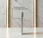 iPhone 17 Pro Max Metallic Textured Case with MagSafe - Silver Matte