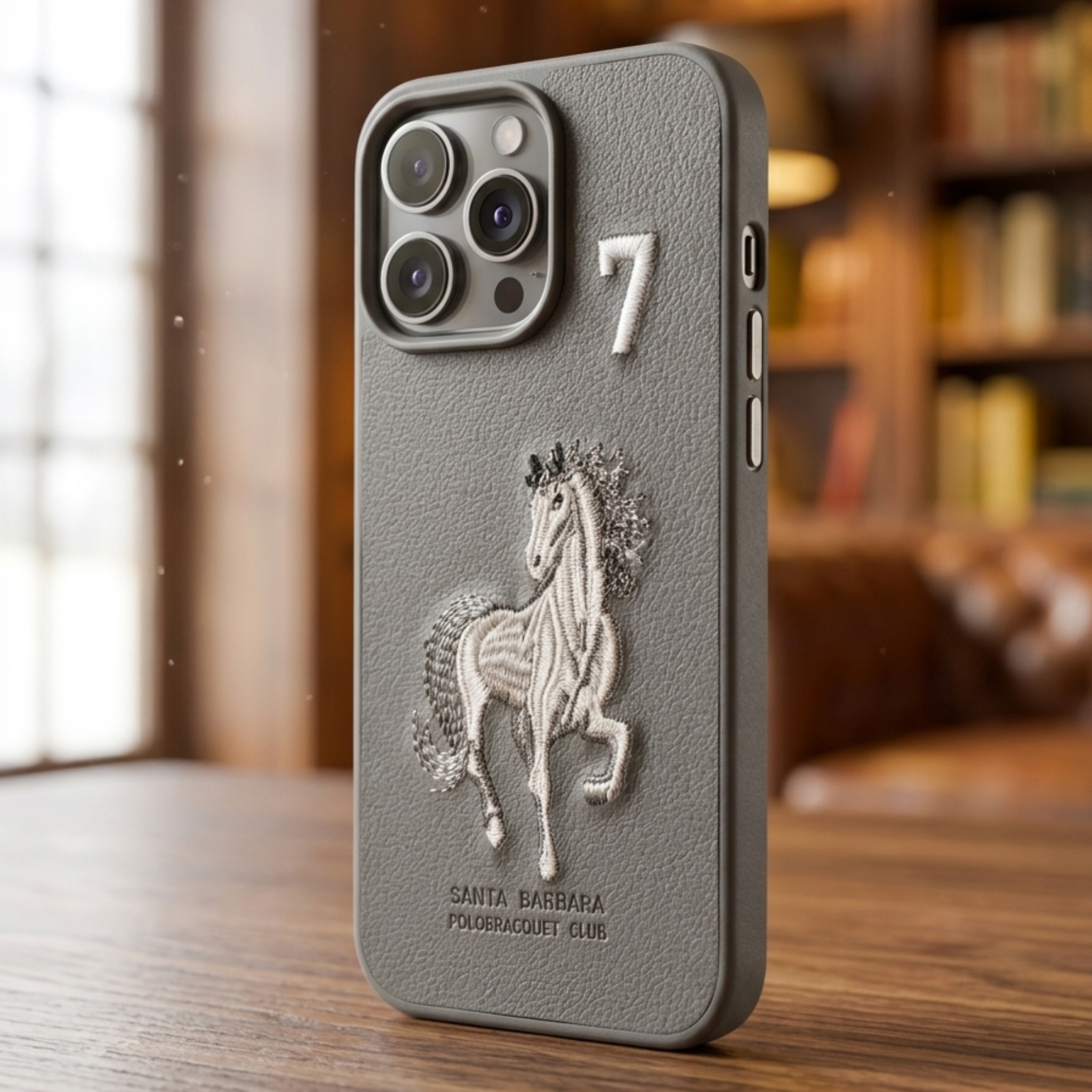 iPhone 15 Pro Leather Case SBPRC Boris Series
