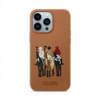 Santa Barbara Leather Case – Premium Brown Cover for iPhone Pro / Pro Max