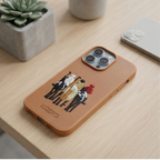 Santa Barbara Leather Case – Premium Brown Cover for iPhone Pro / Pro Max