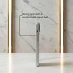 iPhone 17 Pro Max Metallic Textured Case with MagSafe - Silver Matte