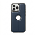 Premium Leather Magnetic Case – Luxury Blue Finish for iPhone 16 Pro Max